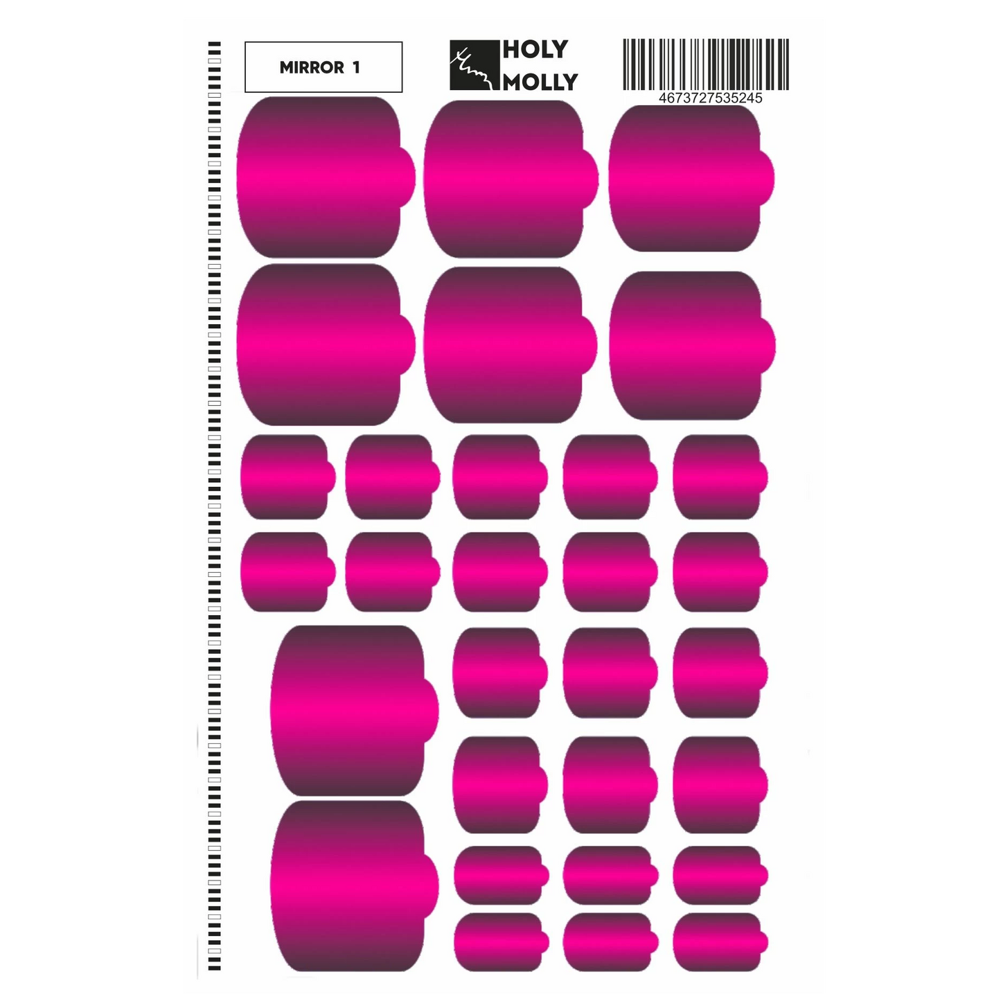 PEDICURE FILM MIRROR #1- HOLY MOLLY-0