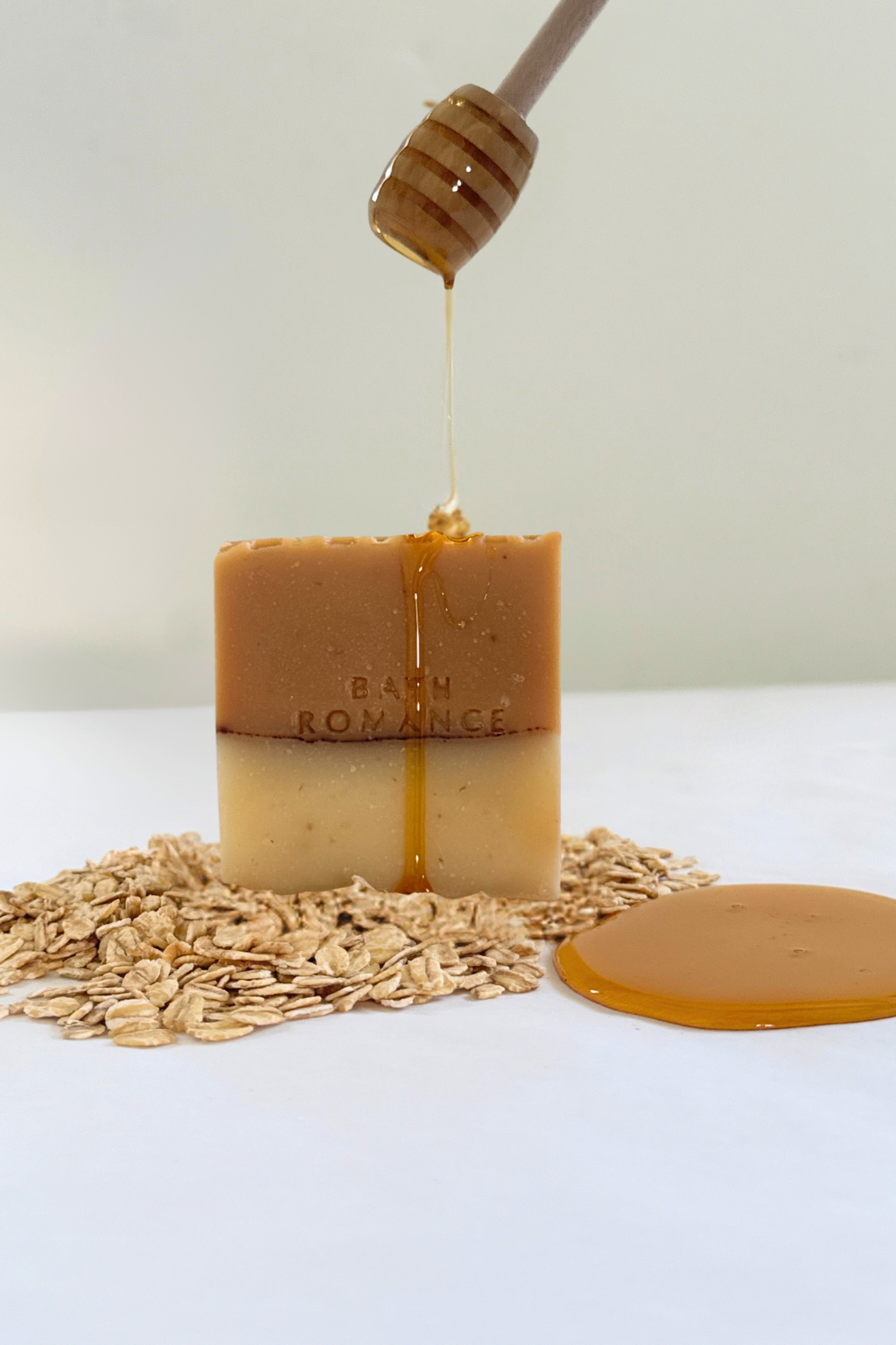oatmeal honey soap bar