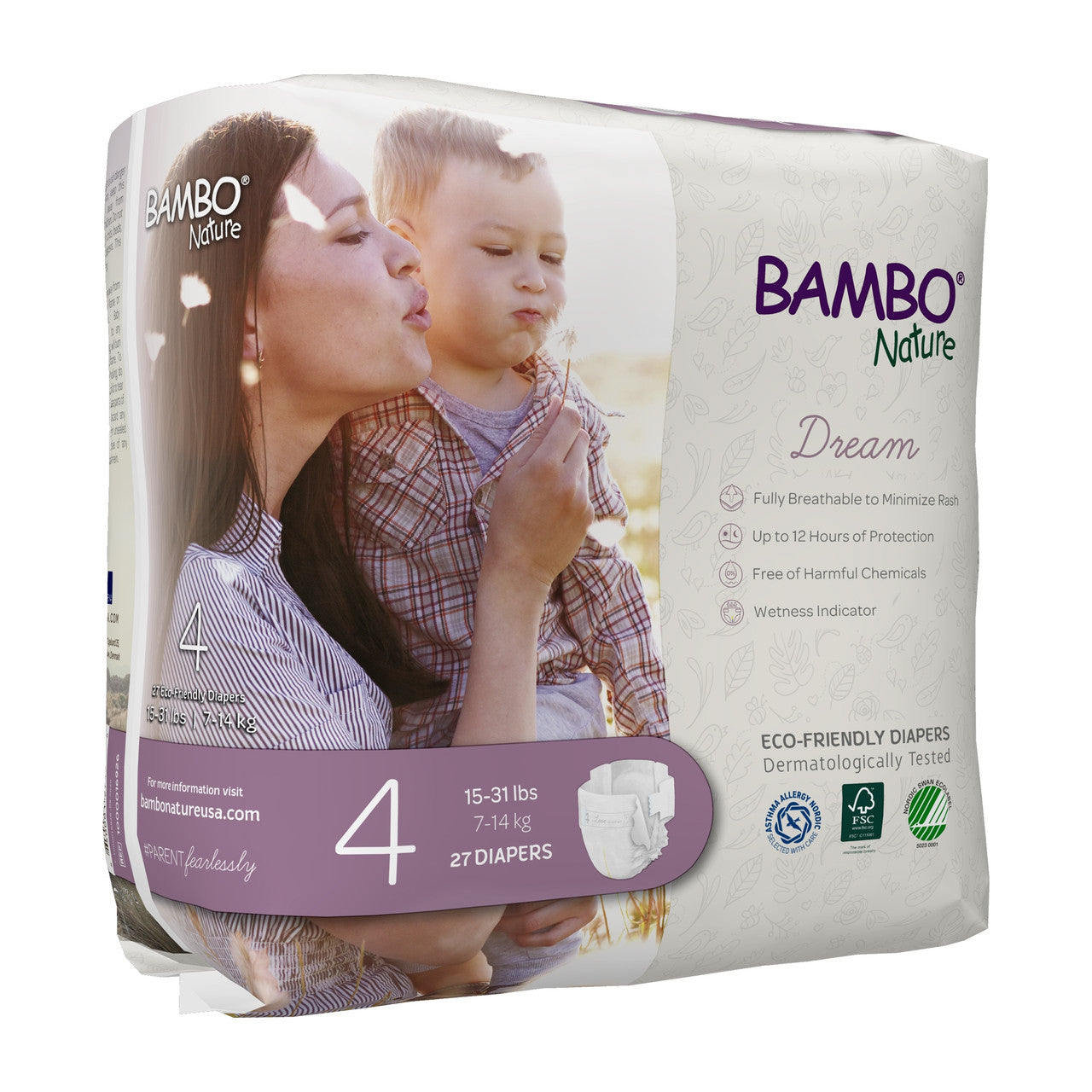 BMBNAT DIAPERS SIZE 4 ( 6 X 27 OZ   )-2