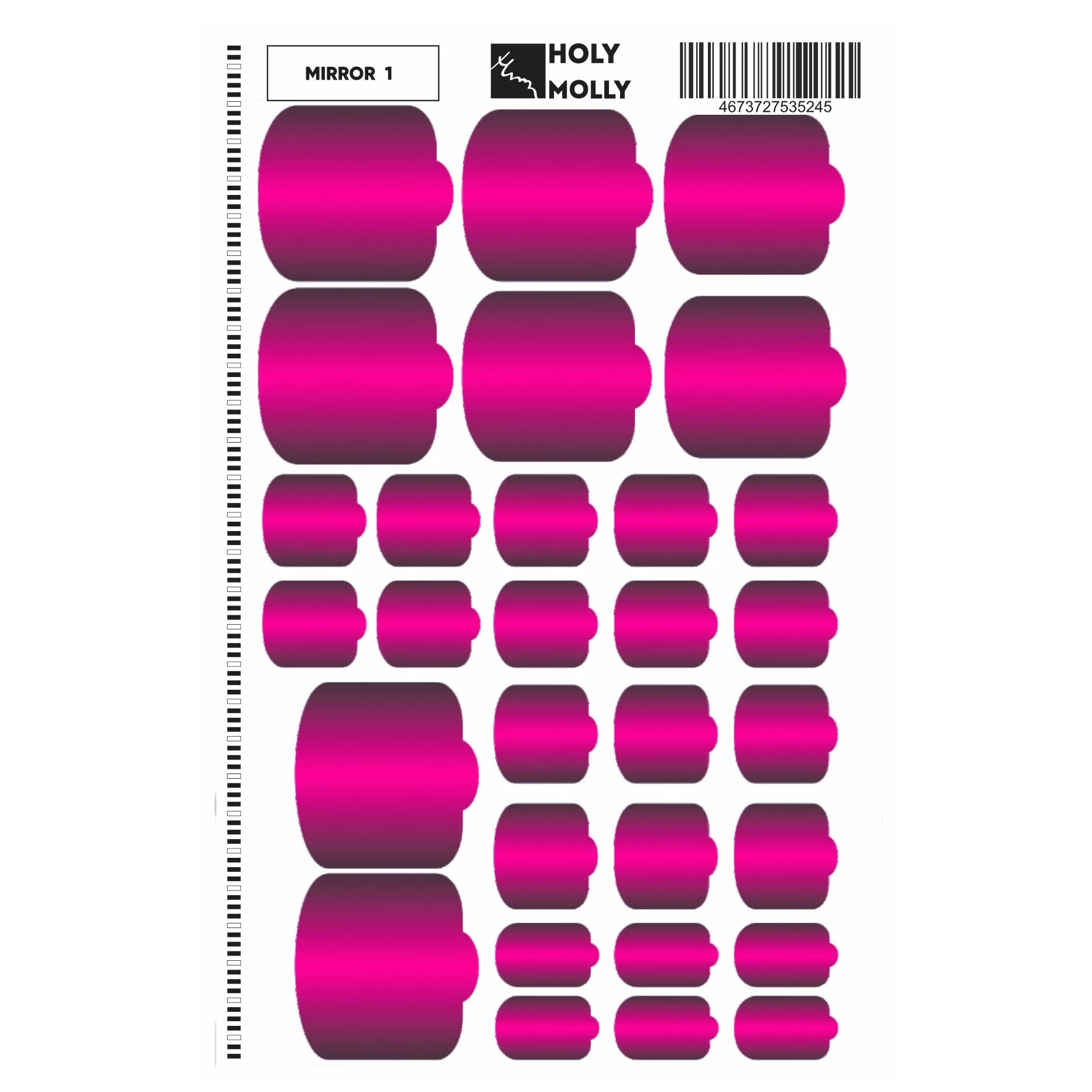 PEDICURE FILM MIRROR  #1- HOLY MOLLY-0