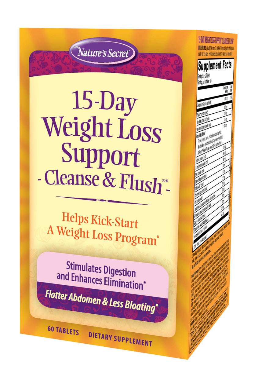 Nature's Secret 15 Day Weight Loss Cleanse & Flush (1x60 TAB)-0