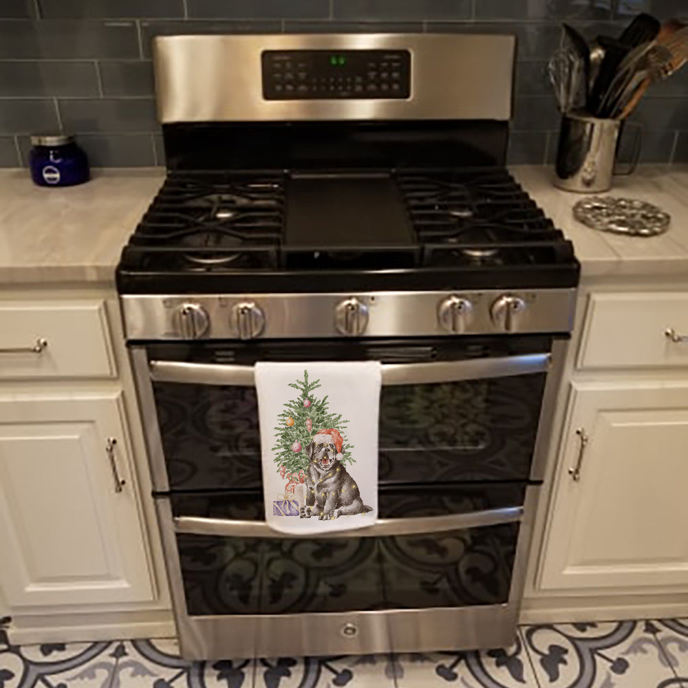 Labrador Retriever Black Puppy Christmas Presents and Tree Kitchen Towel Set of 2-2