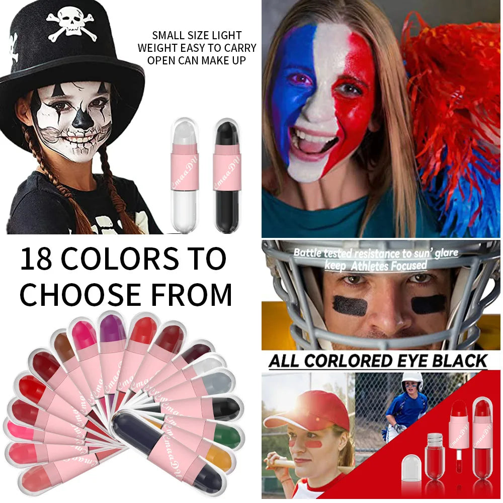 Halloween Lip Gloss Set, 3-Piece Shiny Lipstick Duo-2