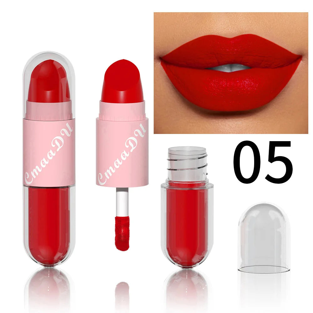 Halloween Lip Gloss Set, 3-Piece Shiny Lipstick Duo-12