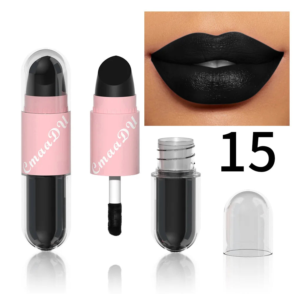 Halloween Lip Gloss Set, 3-Piece Shiny Lipstick Duo-21