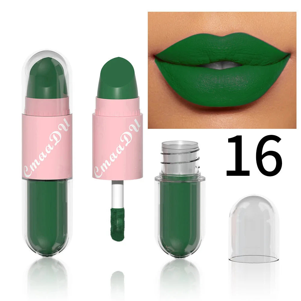 Halloween Lip Gloss Set, 3-Piece Shiny Lipstick Duo-18