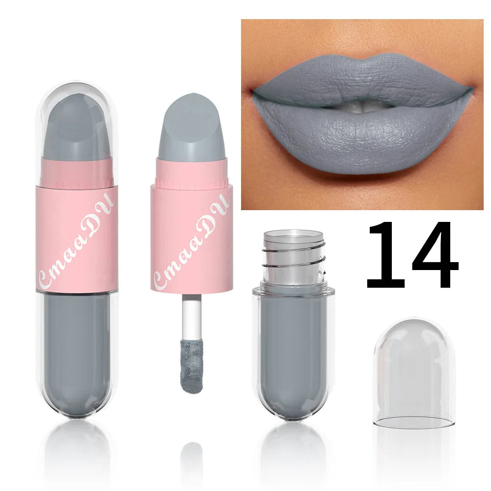 Halloween Lip Gloss Set, 3-Piece Shiny Lipstick Duo-17