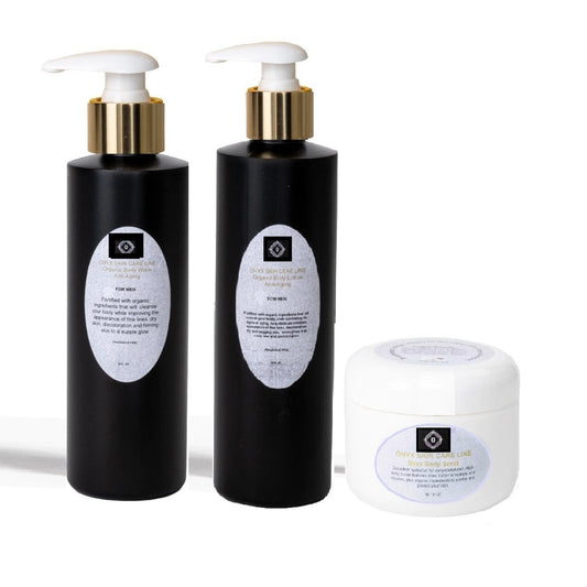 ORGANIC ANTI-AGING THREE STEP SYSTEM - Five Fragrances - for MEN
