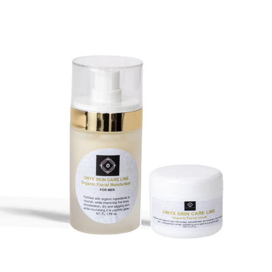Two-Step Facial System - Scrub and Moisturizer - For MEN