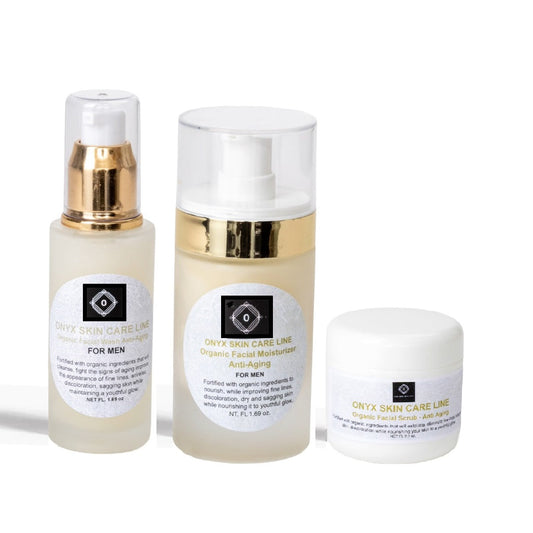 Organic Three-Step Anti-Aging Facial System For MEN