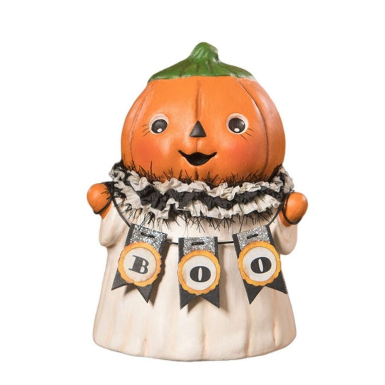 Pumpkin Head Ghostie BOO by Bethany Lowe Designs-0