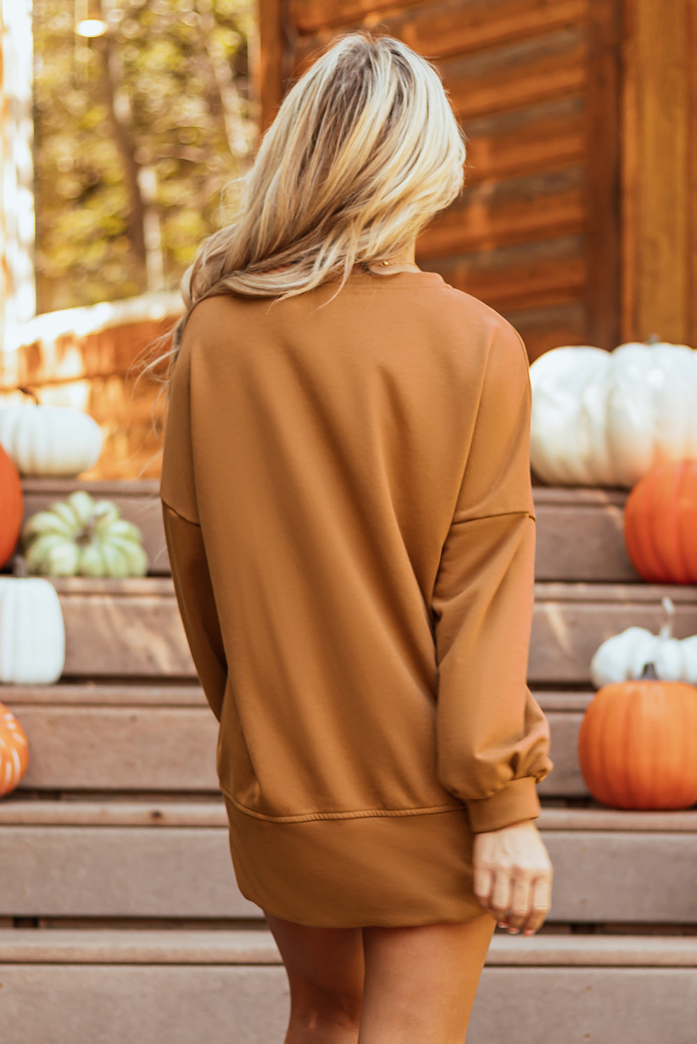 Sequin Happy Halloween Long Sleeve Top-1