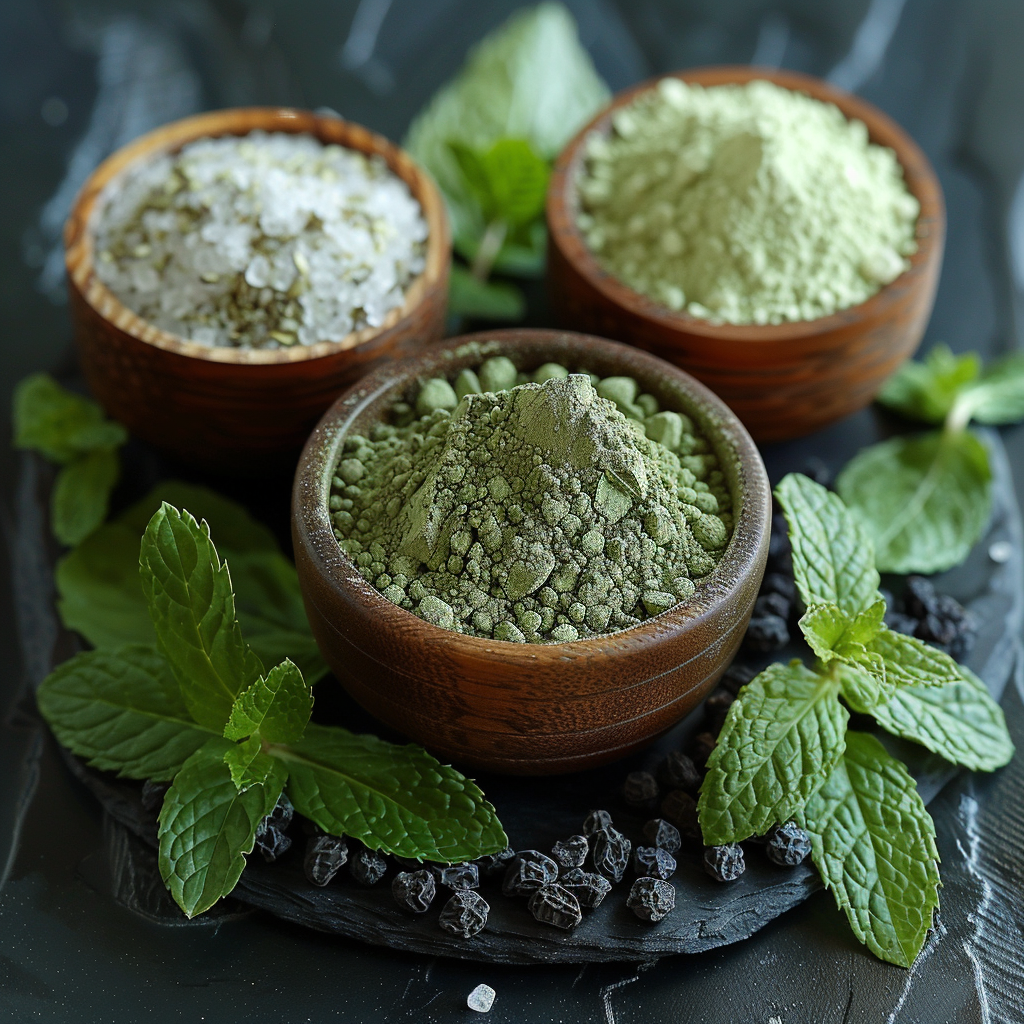 Matcha + Mint Salt Scrub