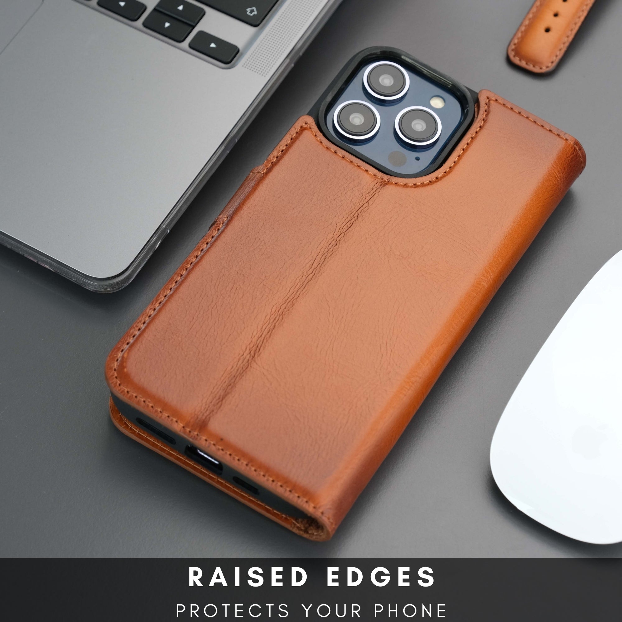 Casper iPhone 17 Pro Leather Wallet Case – MagSafe Compatible-3