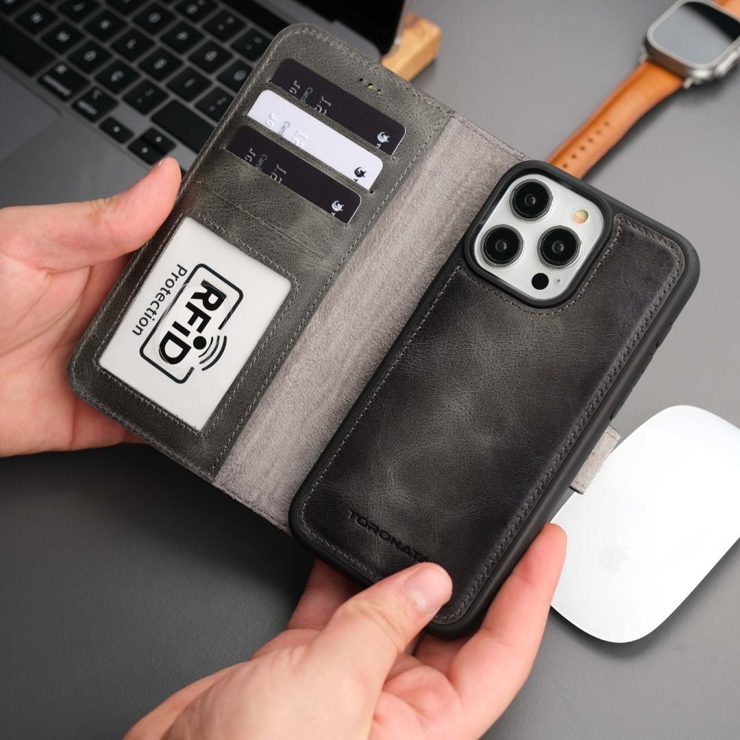Casper iPhone 17 Pro Leather Wallet Case – MagSafe Compatible-8