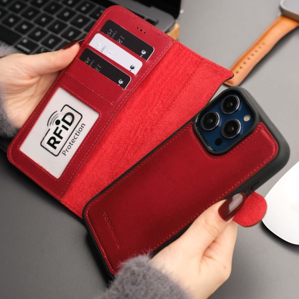Casper iPhone 17 Pro Leather Wallet Case – MagSafe Compatible-9