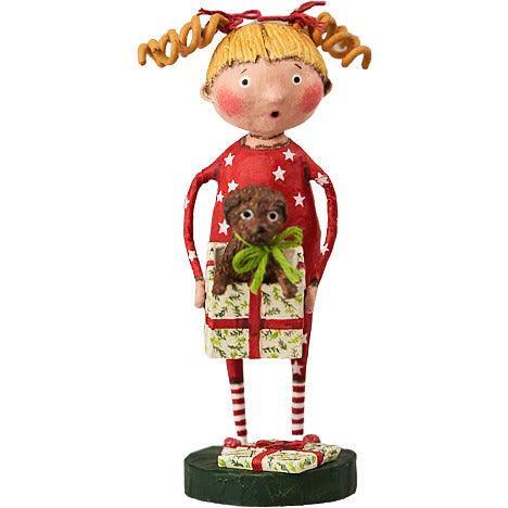 Christmas Pup Holiday Figurine by Lori Mitchell-0