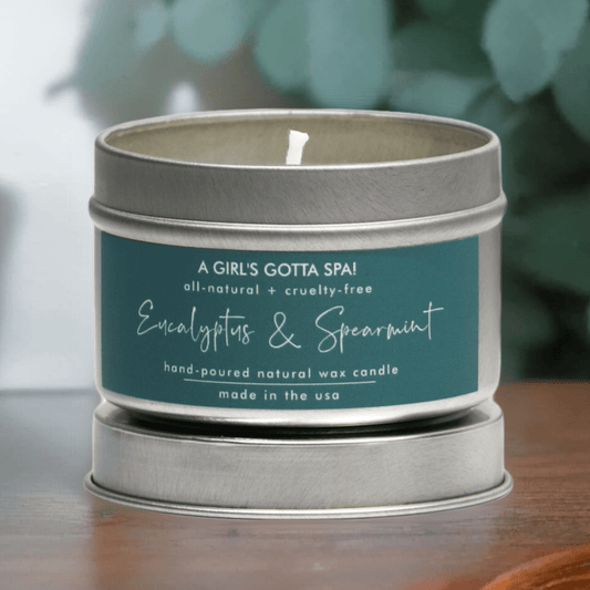 Eucalyptus and Spearmint Soy Candle-0