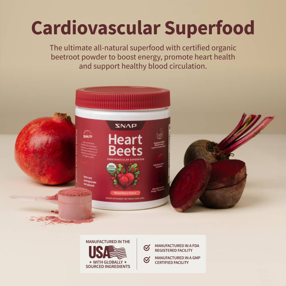 3 Heart Beets + 1 Free Container + Free Shaker + Free E-Book