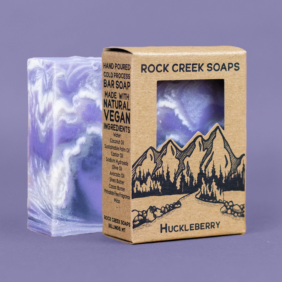 HUCKLEBERRY SOAP | Wild Mountain Huckleberries