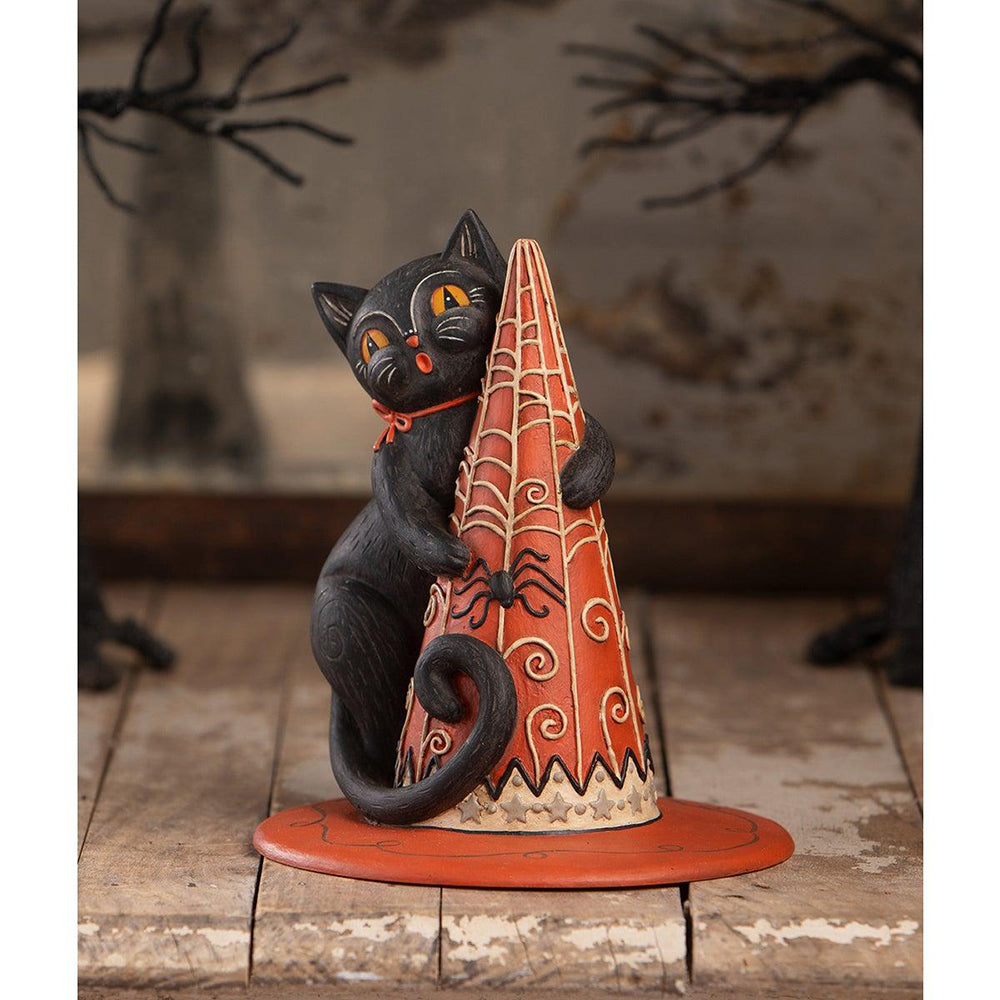 Hugga-Hat Jack Cat by Johanna Parker for Bethany Lowe Designs - SHIPPING MID-SEPT-3