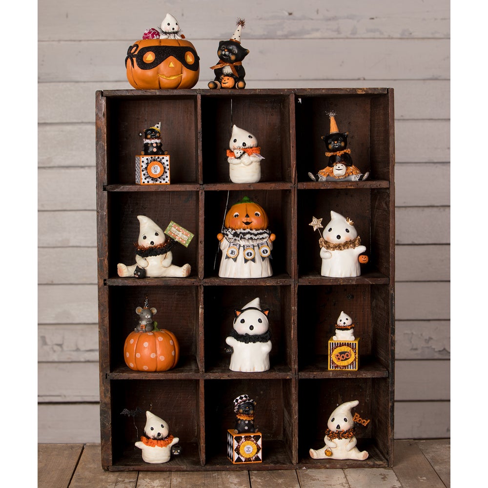 Pumpkin Head Ghostie BOO by Bethany Lowe Designs-3