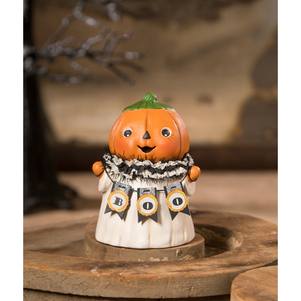 Pumpkin Head Ghostie BOO by Bethany Lowe Designs-1