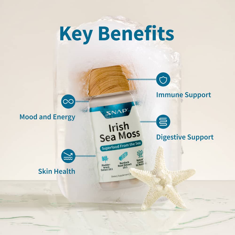 Irish Sea Moss with Iodine Energy Support